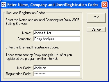 Register Dialog