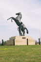 Horse and Groom Statue at Newmarket - 2005